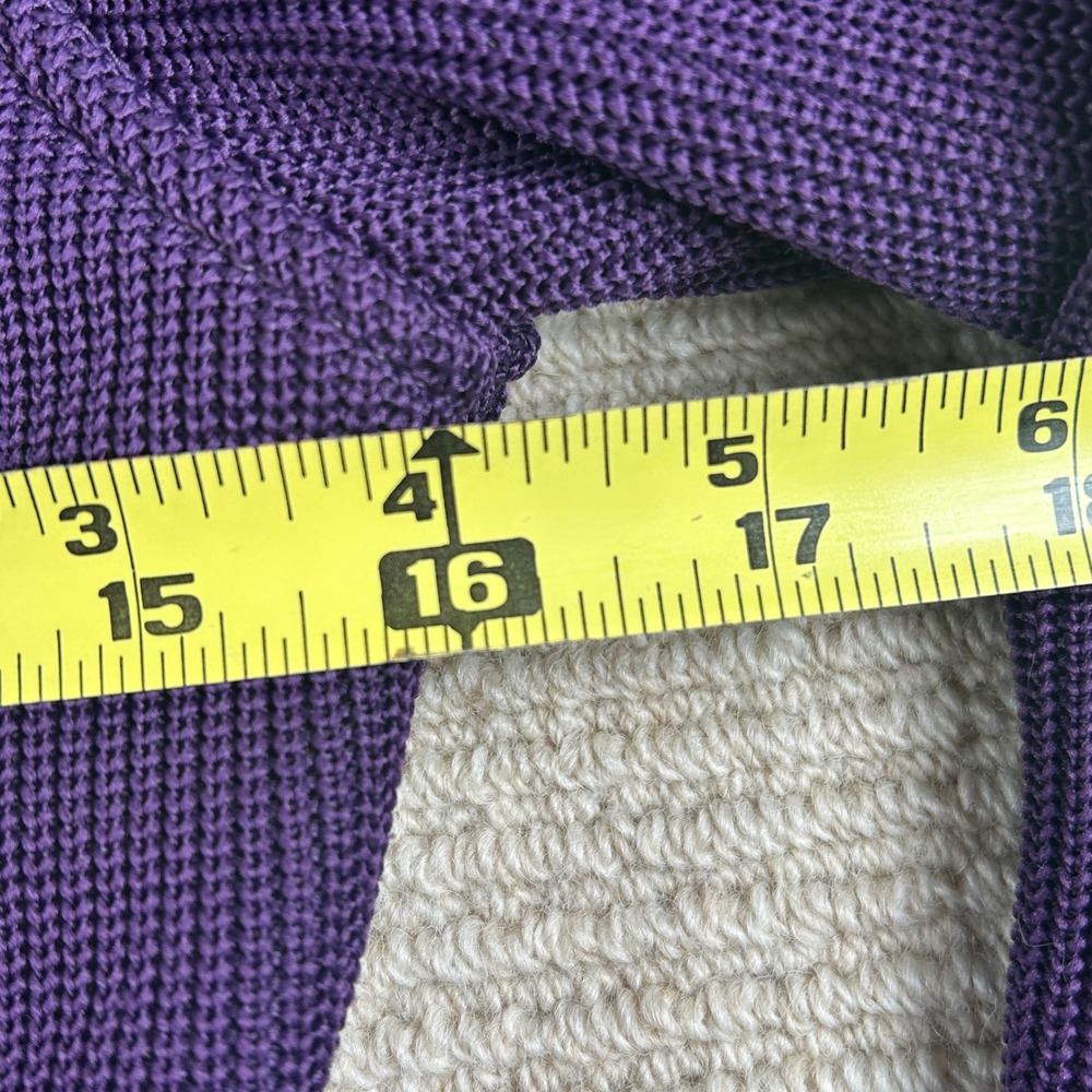 Spyder Full Zip Sweater Jacket Women S Purple Ribbed Knit Gorpcore Athleisure - Picture 12 of 16